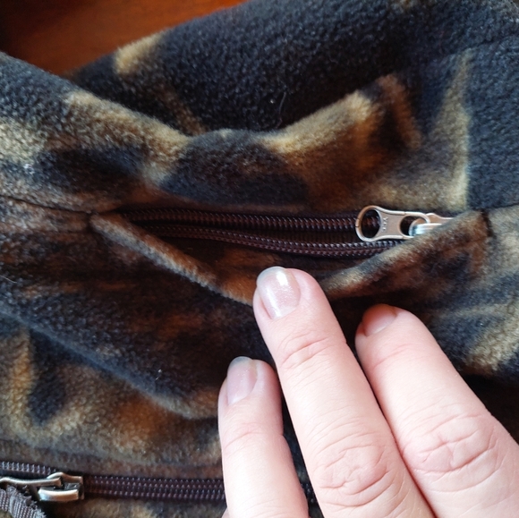 Columbia Fleece Woodland Camo Full Zip Boys Jacket 2T - Picture 3 of 4